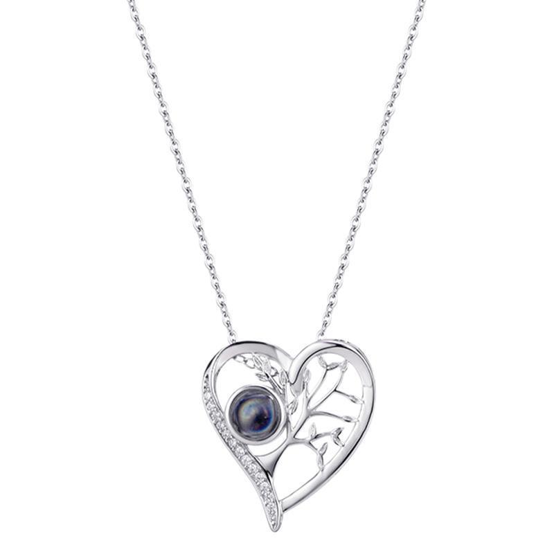 Romantic Love Tree Languages I Love You Necklace