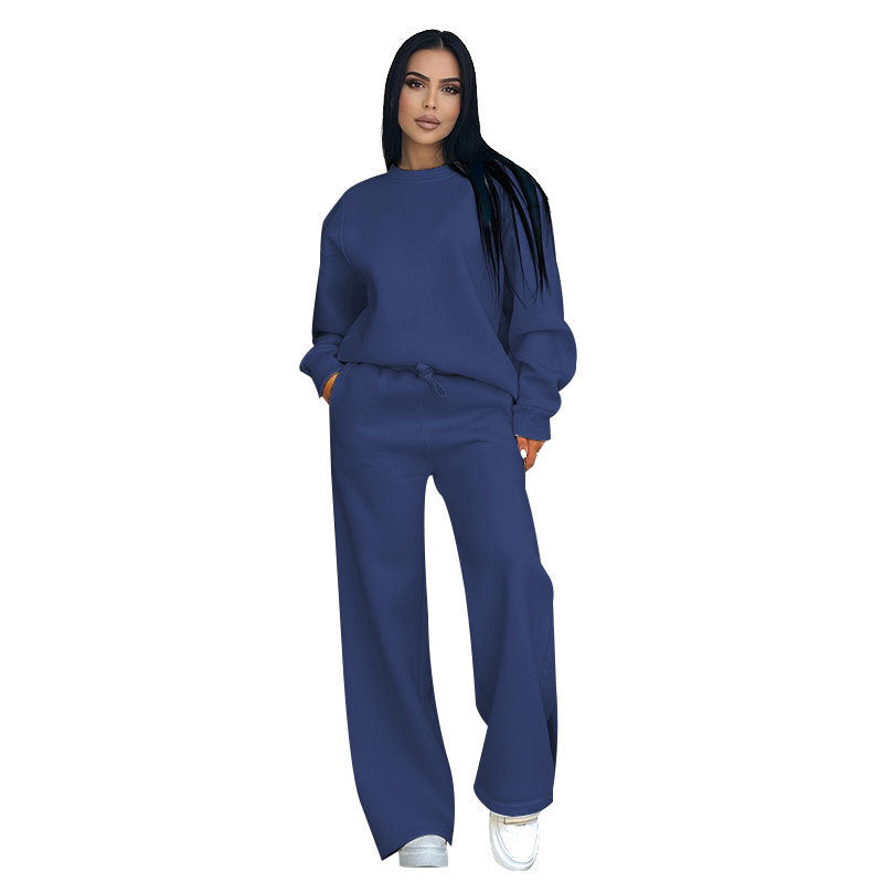 Women's Fashion Casual Wide-leg Pants Suit