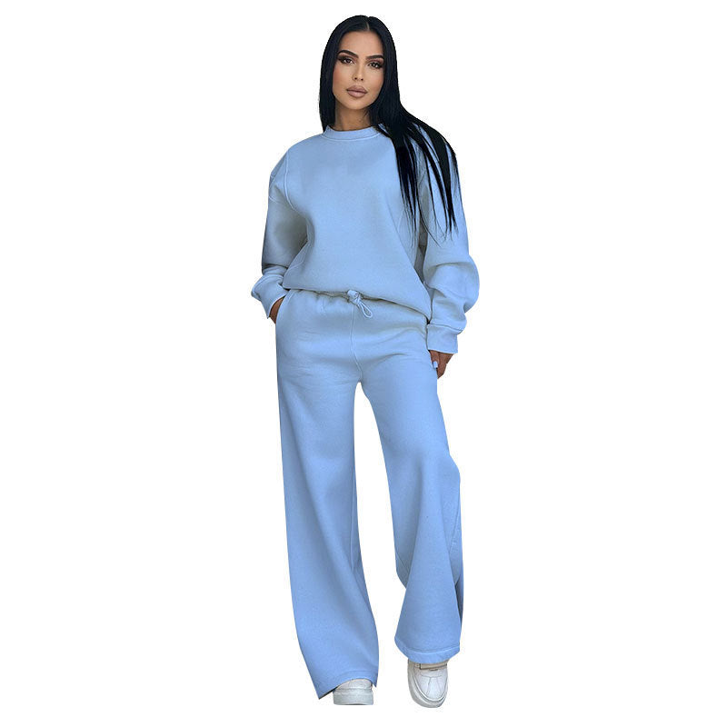 Women's Fashion Casual Wide-leg Pants Suit