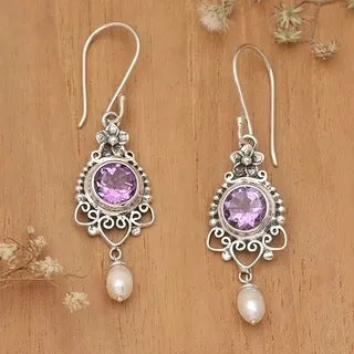 Fantasy Retro Geometry Earrings Simple