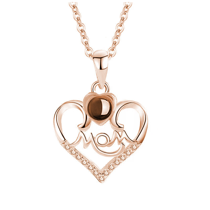 Family Member Photo Projection Necklace