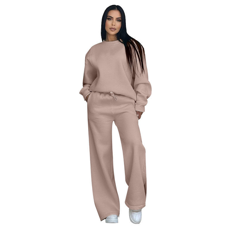 Women's Fashion Casual Wide-leg Pants Suit