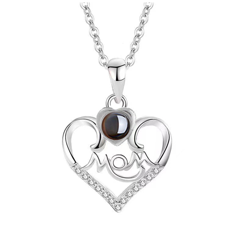 Family Member Photo Projection Necklace