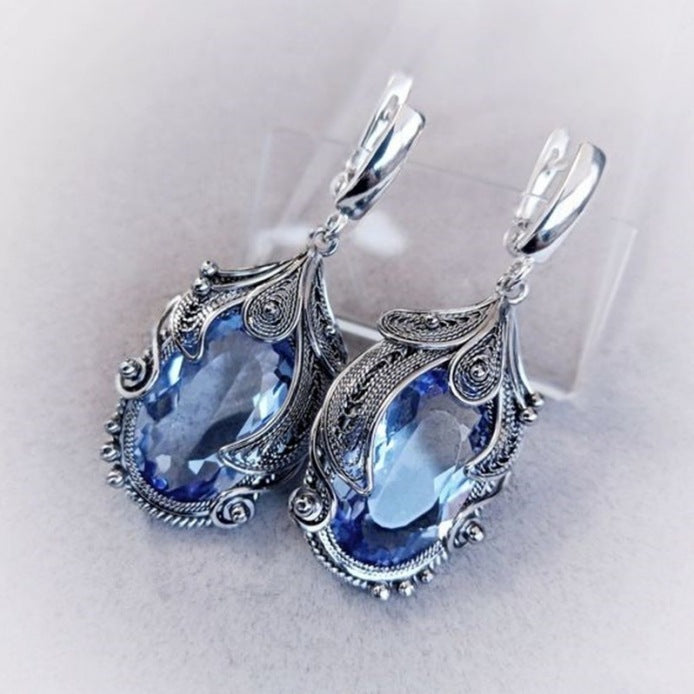 Fantasy Retro Geometry Earrings Simple