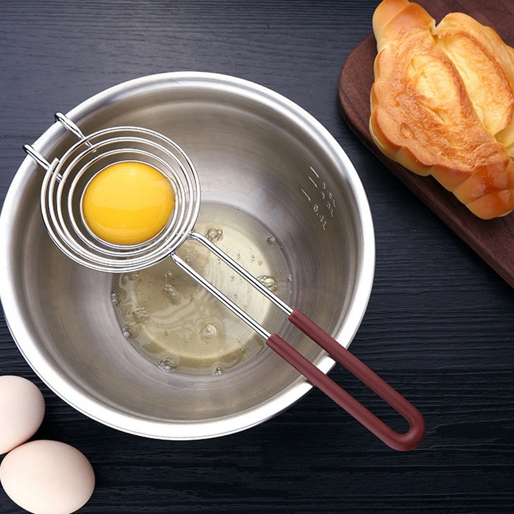 Stainless Steel Egg Separator Egg Yolk White Filter Separator Divider Kitchen Gadgets Baking Tool