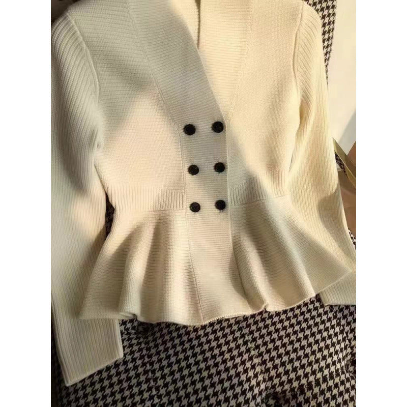 Plus Size Unique Chic Top Autumn