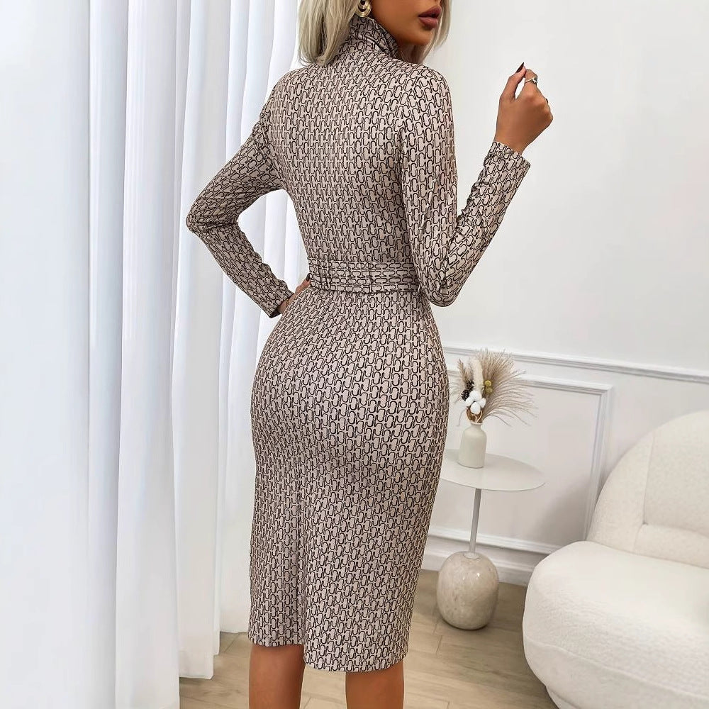 European And American Women's Clothing Sheath Dress