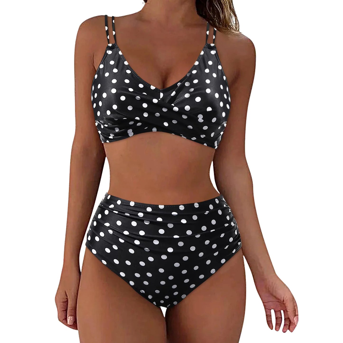 Women's Printed European And American Bikini Set