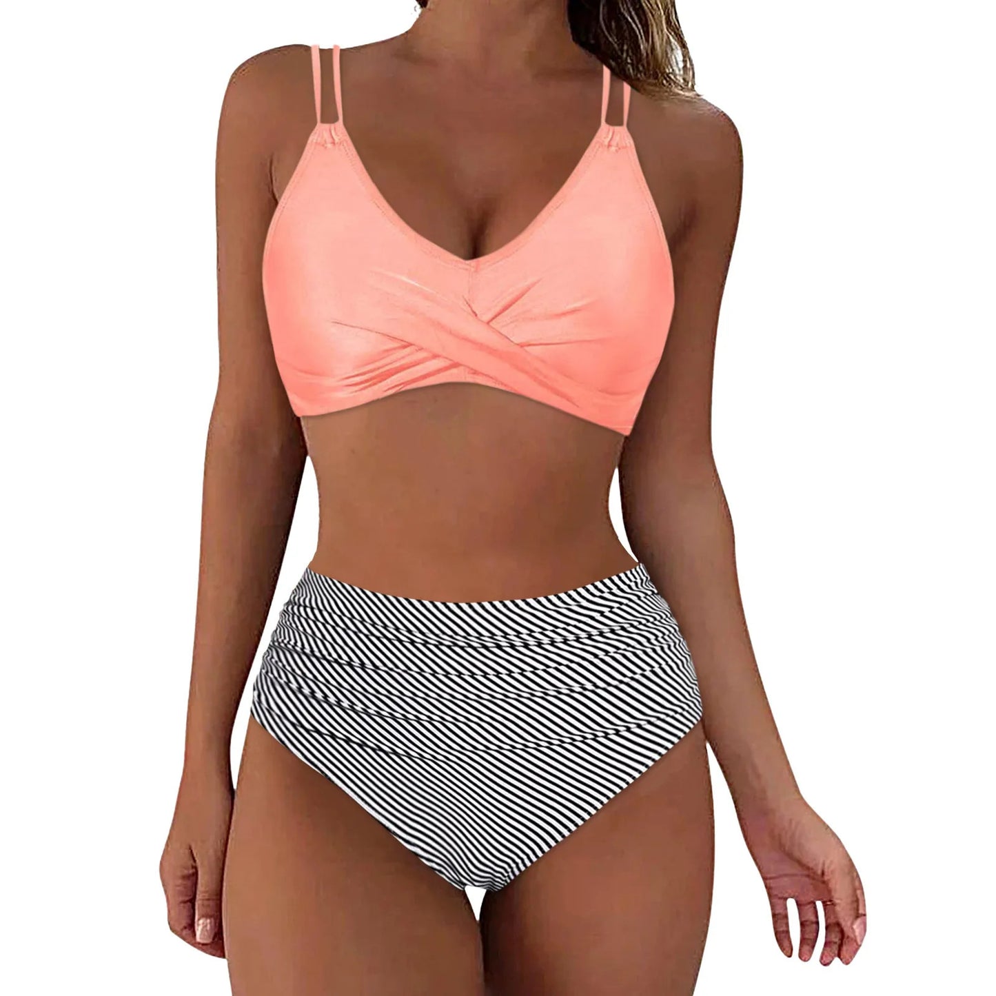 Women's Printed European And American Bikini Set