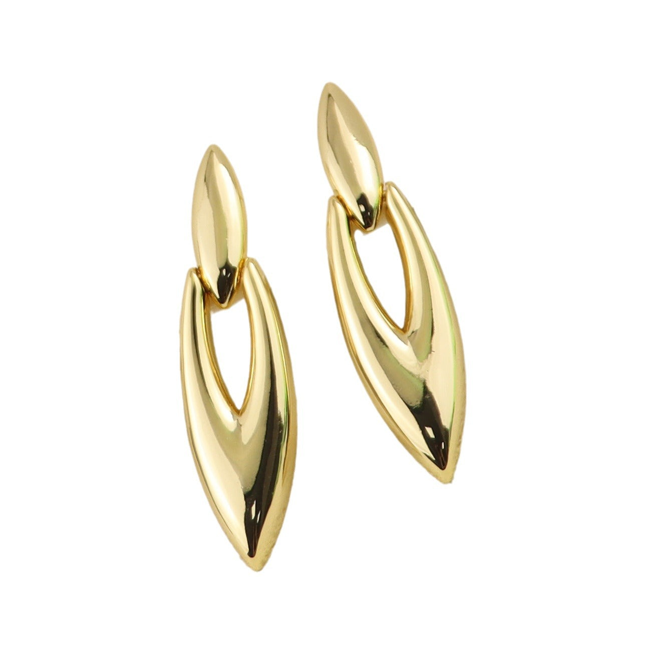 Retro Hong Kong Style Temperament Earrings Cold Style Simple Earrings