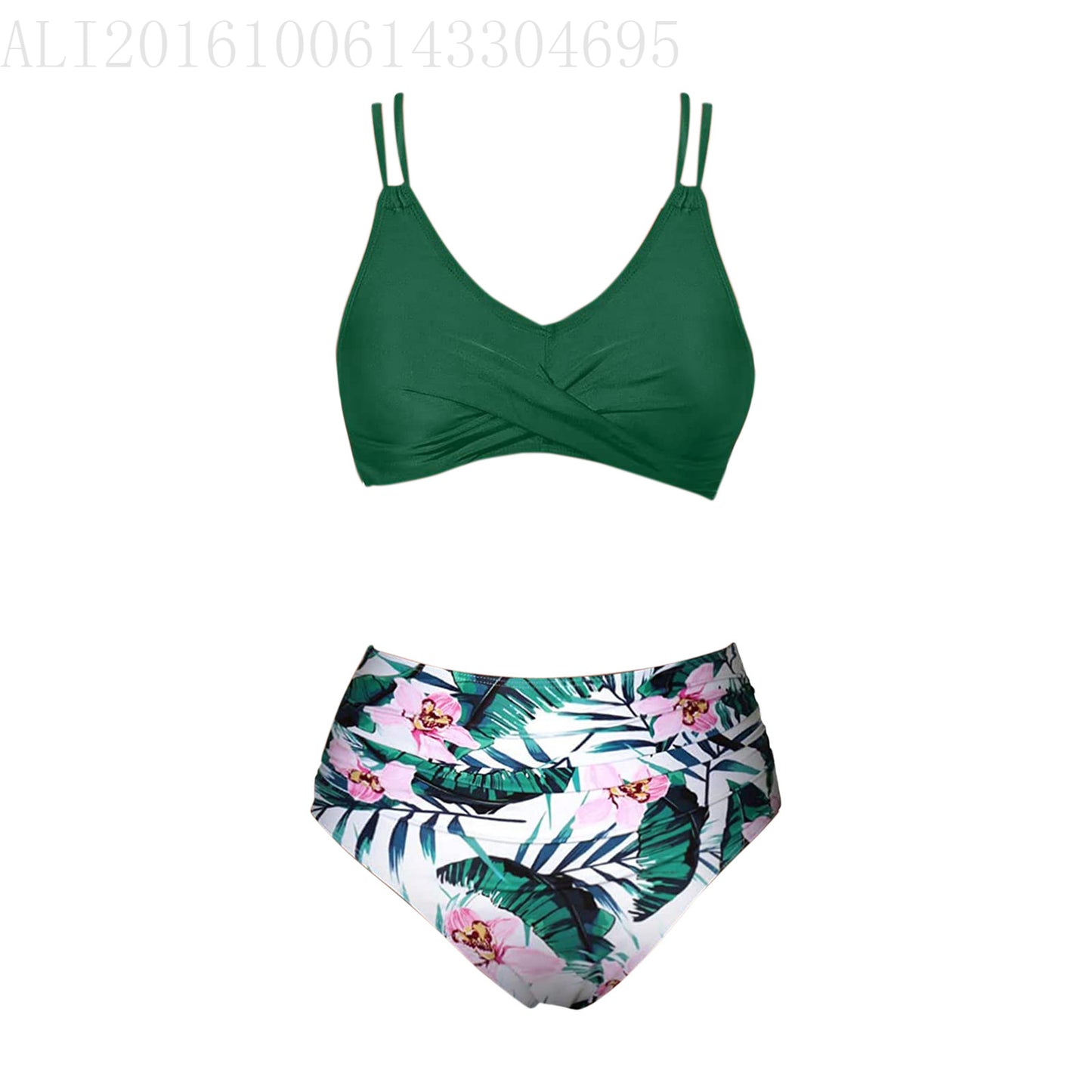 Women's Printed European And American Bikini Set