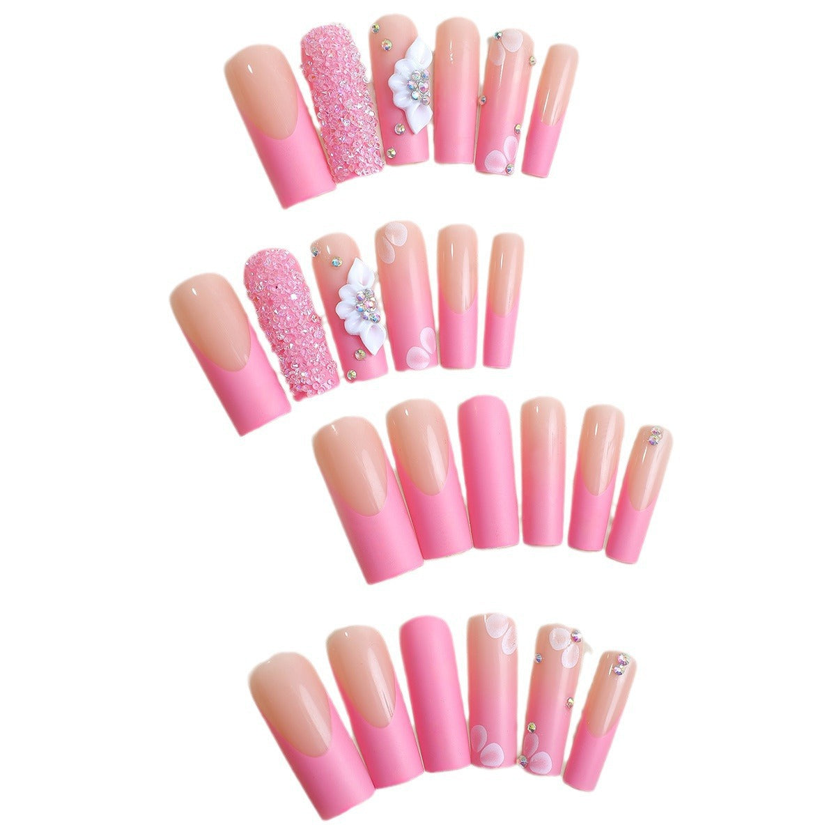 Women's Fashion Personality French Nail Stickers