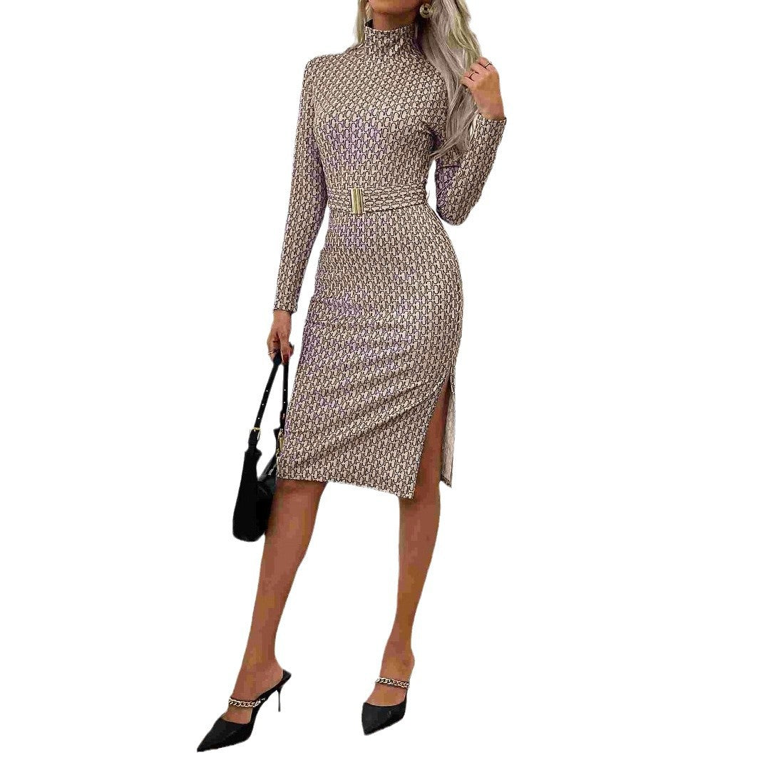 European And American Women's Clothing Sheath Dress