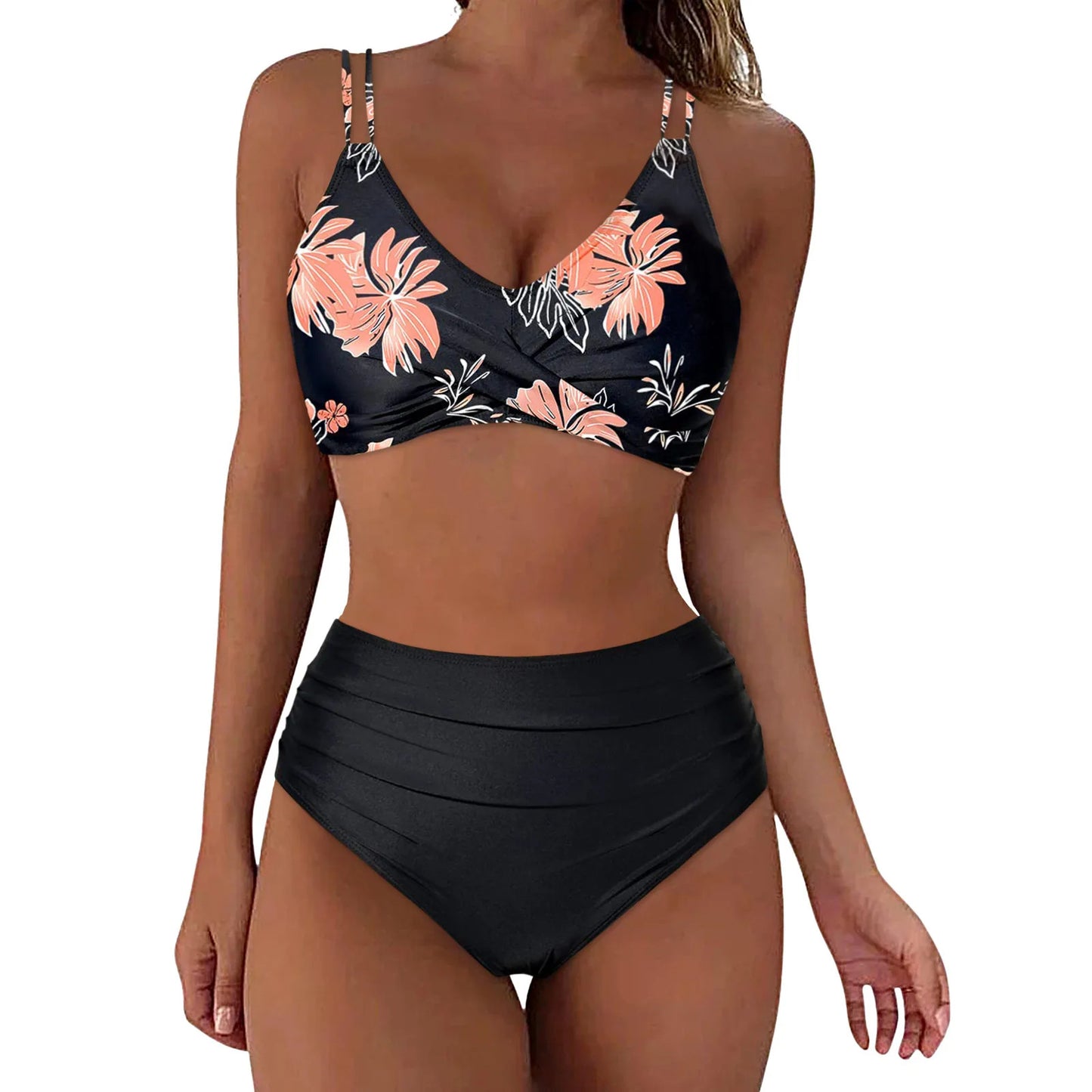 Women's Printed European And American Bikini Set