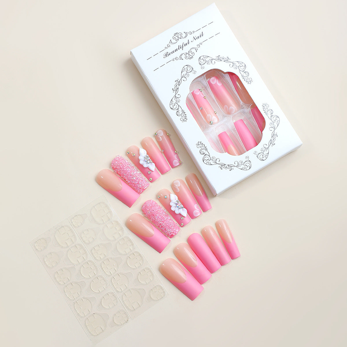 Women's Fashion Personality French Nail Stickers
