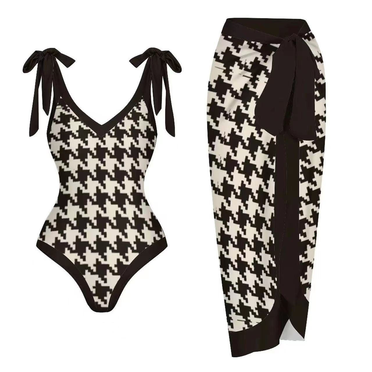 Long Dress Conservative V-neck Sexy Slim Fit Women's Suit