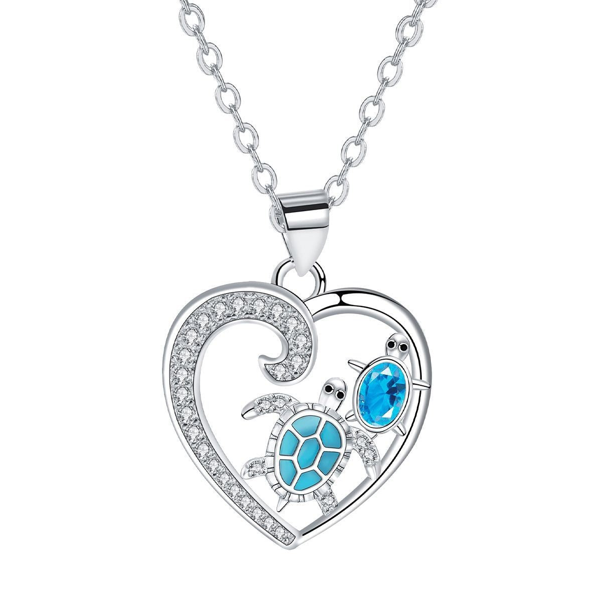 Love Necklace Turtle Gift For Mom
