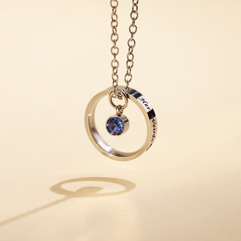 Stainless Steel Women's Versatile Collarbone Chain