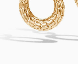 Luxury Gold-plated Earrings Women's Exaggerated Long