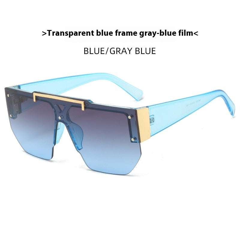 European And American Fashion Large Rim Sunglasses Cycling