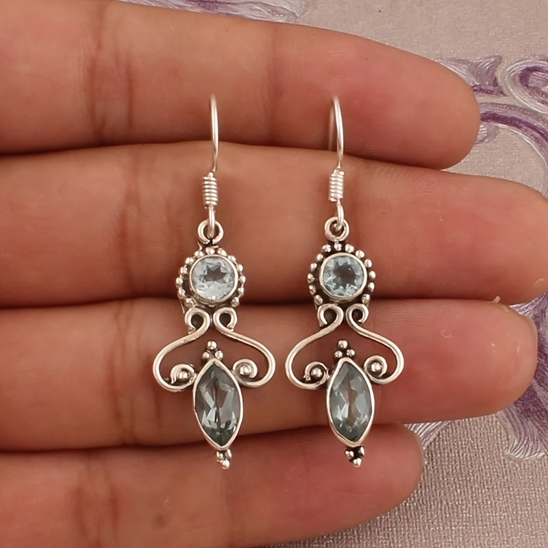 Fantasy Retro Geometry Earrings Simple