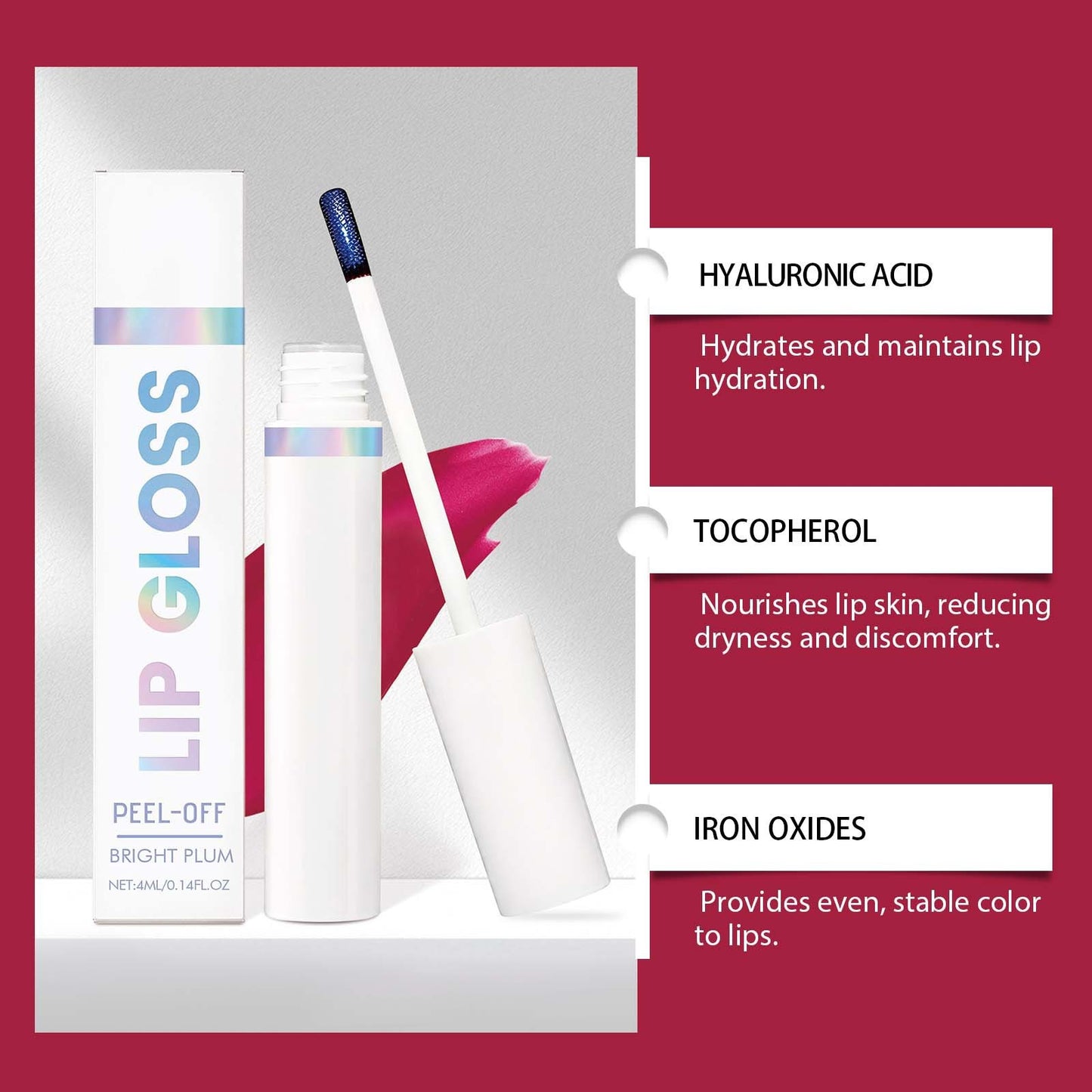 Moisturizing Glossy Portable Lip Makeup