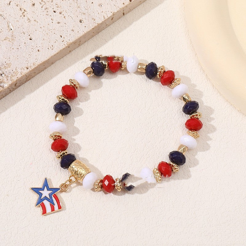 Love Five-pointed Star Crystal Bracelet