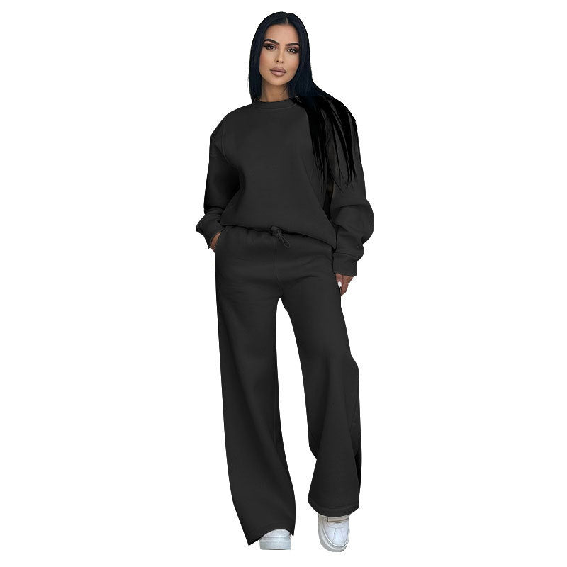 Women's Fashion Casual Wide-leg Pants Suit