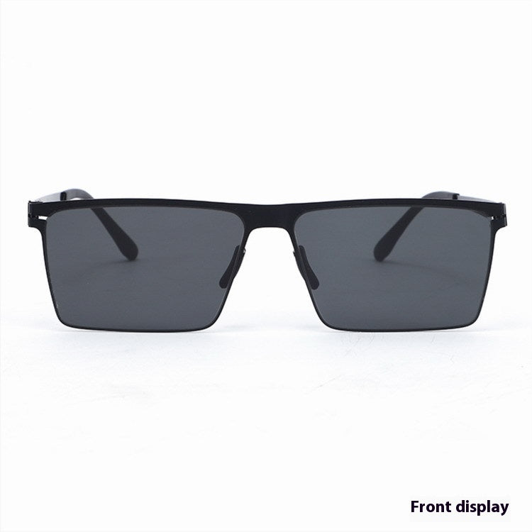 Square Sunglasses Korean Polarized Men's And Women's Sun-shade Glasses