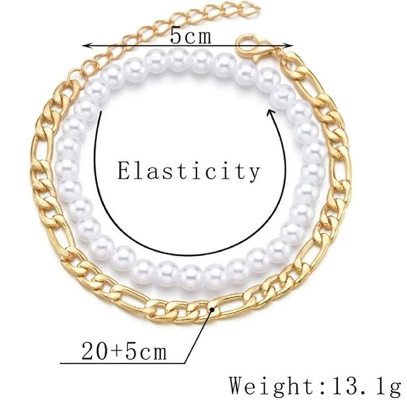 Stainless Steel Double-layer Bracelet