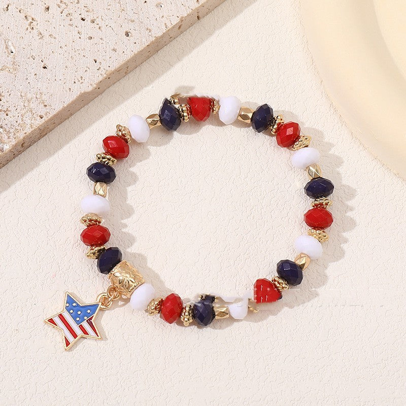 Love Five-pointed Star Crystal Bracelet