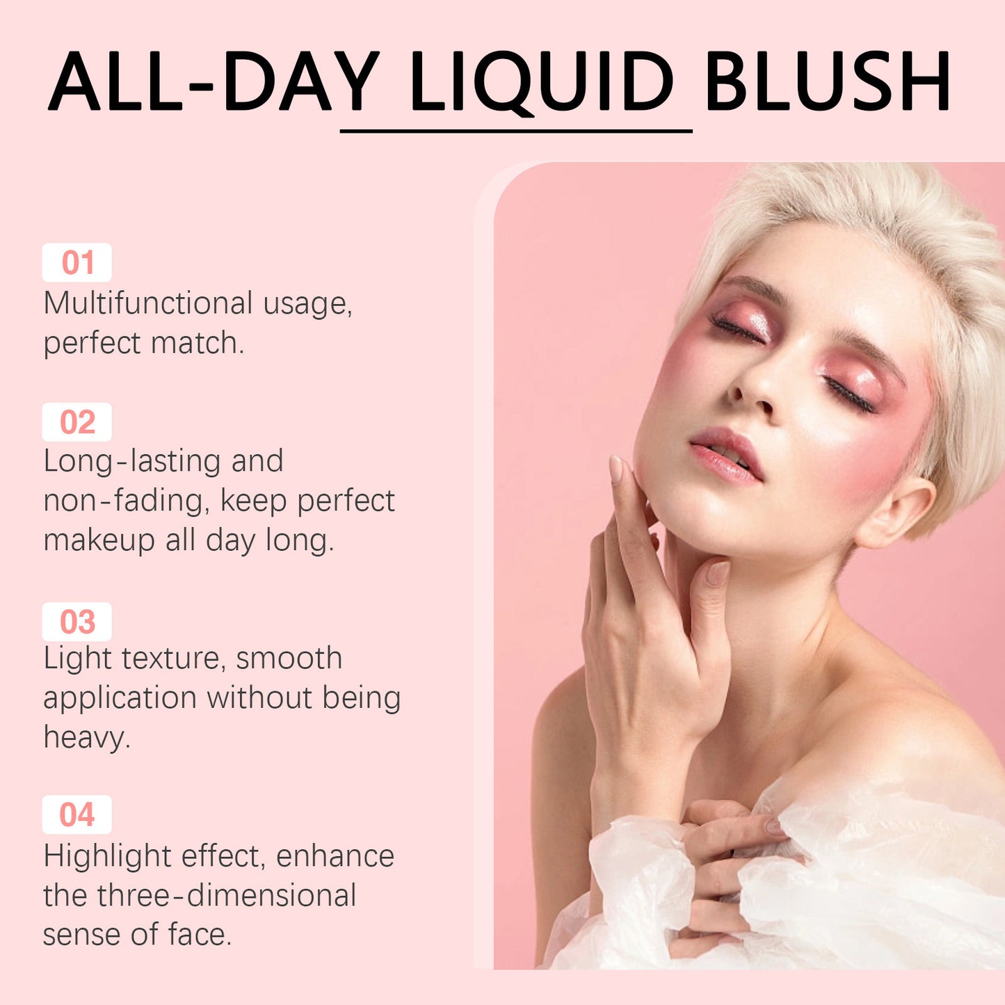 Multifunctional Repair Highlight Blush Lip Gloss