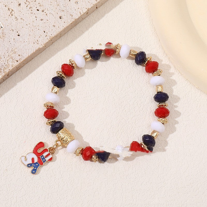 Love Five-pointed Star Crystal Bracelet