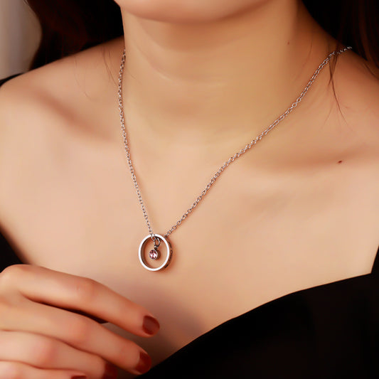 Stainless Steel Women's Versatile Collarbone Chain