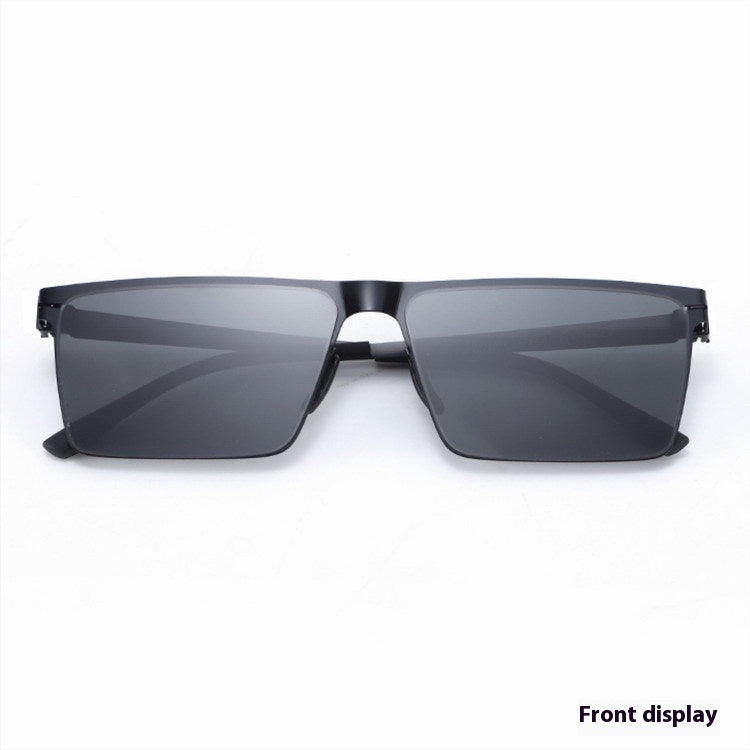 Square Sunglasses Korean Polarized Men's And Women's Sun-shade Glasses