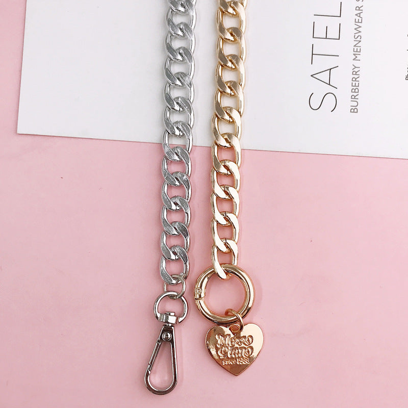 Yilian New Electroplated Metal Heart Bracelet