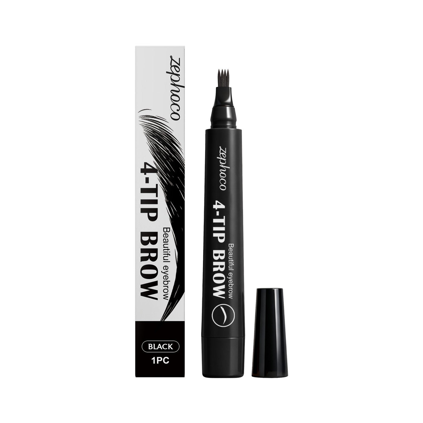 Four-fork Waterproof Eyebrow Pencil