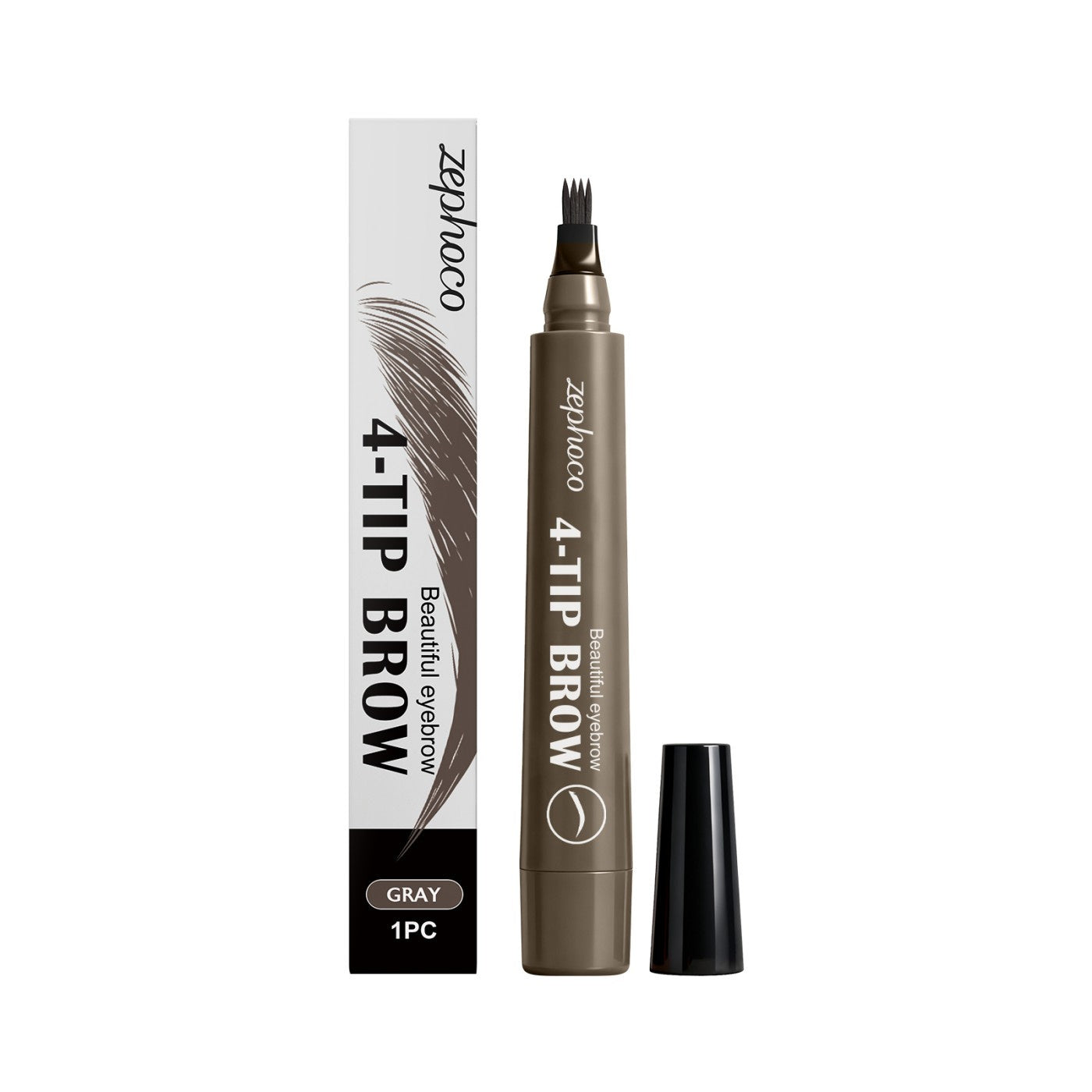 Four-fork Waterproof Eyebrow Pencil
