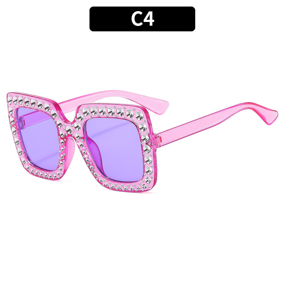 Plastic Box Sunglasses Fashion Personality Trend