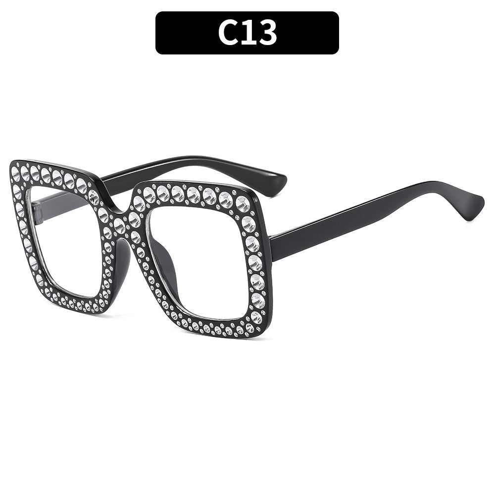 Plastic Box Sunglasses Fashion Personality Trend
