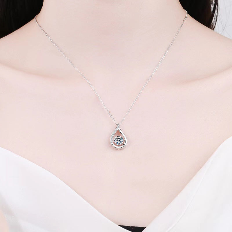 Pendant Smart Water Drop Diamond Necklace