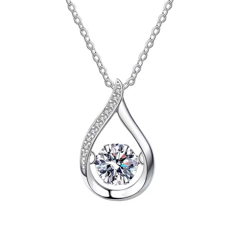 Pendant Smart Water Drop Diamond Necklace