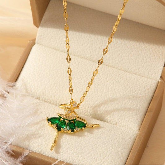Light Luxury And Simplicity Dance Girl Necklace