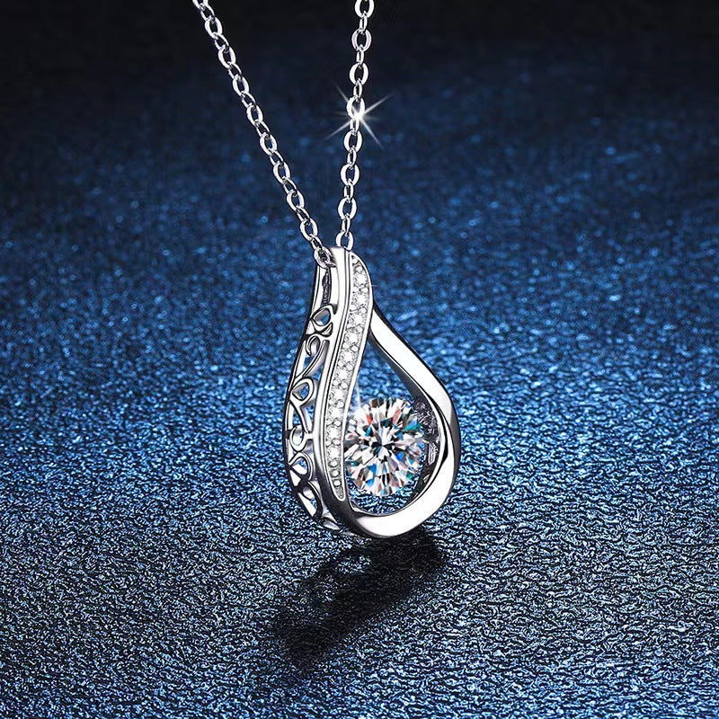 Pendant Smart Water Drop Diamond Necklace