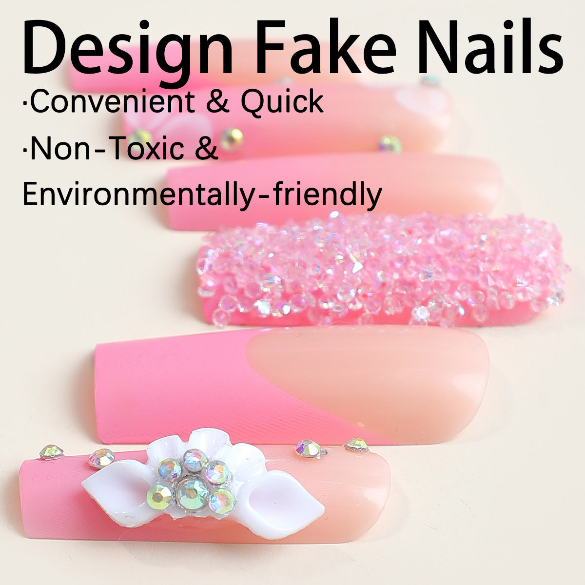 Women's Fashion Personality French Nail Stickers