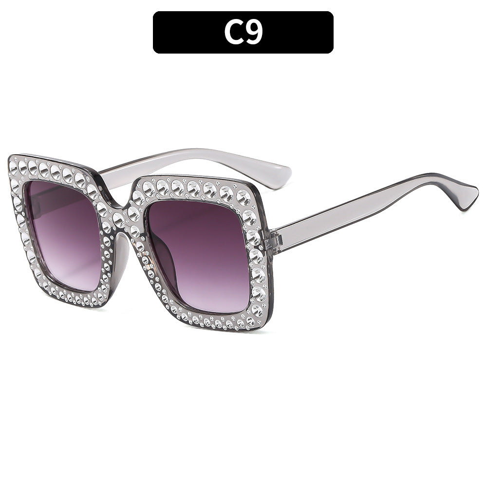 Plastic Box Sunglasses Fashion Personality Trend