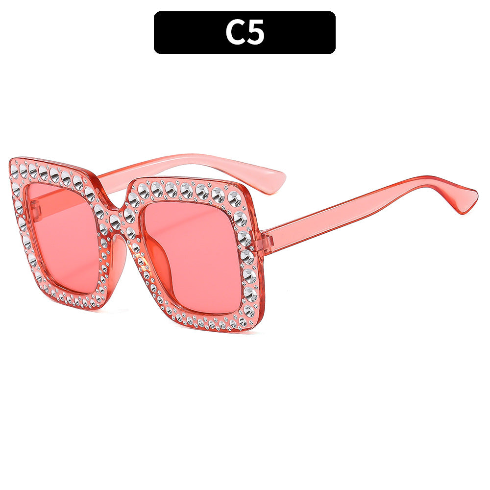 Plastic Box Sunglasses Fashion Personality Trend