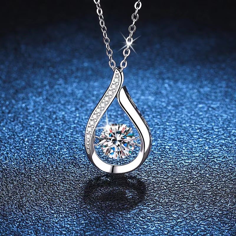 Pendant Smart Water Drop Diamond Necklace