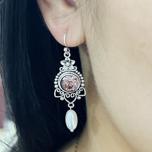 Fantasy Retro Geometry Earrings Simple