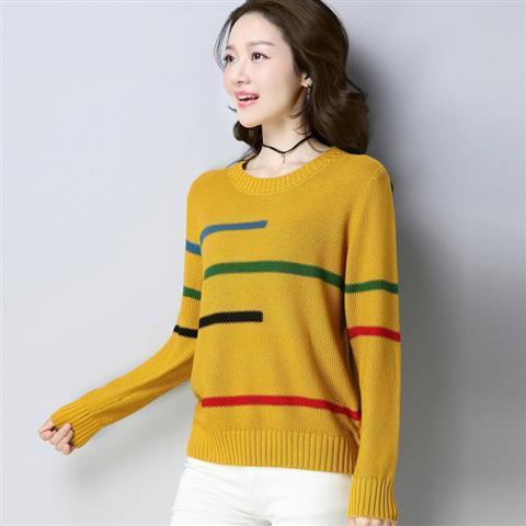 Women's Korean-style Round Neck Long Sleeve Top